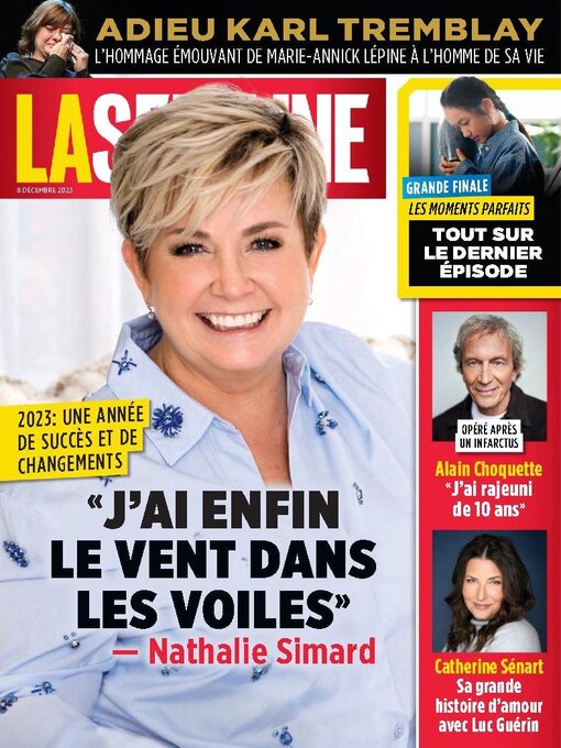 Détails du titre pour La Semaine par TVA Publications Inc. - Disponible